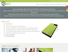 Tablet Screenshot of iqsim.com